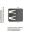 מחבר USB-A נקבה להלחמת SMD