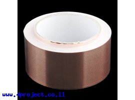 תמונה של מוצר סרט נחושת - Copper Tape - רוחב 50.8 מ"מ - דבק לא מוליך