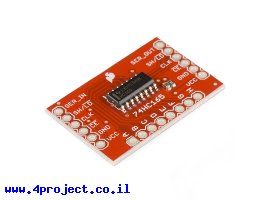 תמונה של מוצר שבב הזזה 8bit Parallel In/Serial Out 74HC165 על כרטיסון - גרסה קודמת