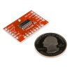 שבב הזזה 8bit Parallel In/Serial Out 74HC165 על כרטיסון - גרסה קודמת