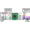 בקר מנוע DC עד 1A עם חיישן זרם - רכיב DRV8801