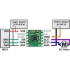 בקר מנוע DC עד 1A עם חיישן זרם - רכיב DRV8801