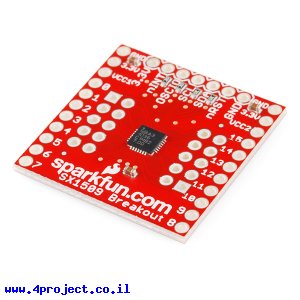 שבב מרבב SX1509 - הרחבה של 16 קווי I/O דרך I2C - גרסה קודמת