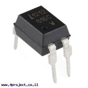 שבב בידוד אופטי LTV816C 1ch 80V/50mA