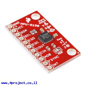 IMU בעל 9 דרגות חופש - MPU-9150