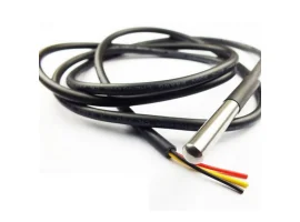 תמונה של מוצר חיישן טמפרטורה דיגיטלי DS18B20 מוגן מים (מתכת)