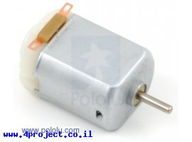 תמונה של מוצר מנוע בגודל 130, מתח 3-12V, זרם תקיעה 800mA