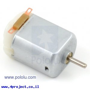 מנוע בגודל 130, מתח 3-12V, זרם תקיעה 800mA
