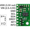 IMU בעל 6 דרגות חופש - LSM303DLHC