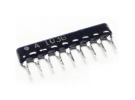תמונה של מוצר רשת נגדים 10 קילו אום 1/5 וואט - 8 מחוברים יחד