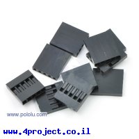 מחבר ריק ליצור כבל 2.54 מ"מ - 1x5 - חבילה של 10