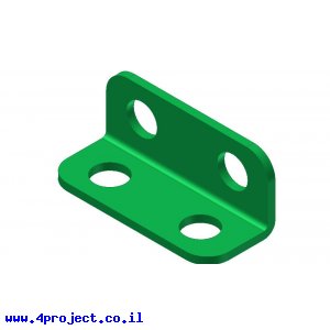 קורת זווית "ר" צרה - 2 חורים