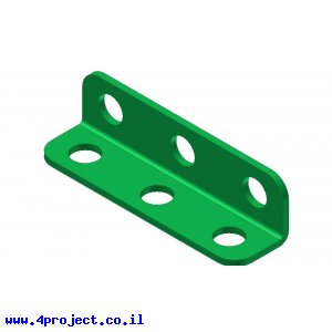קורת זווית "ר" צרה - 3 חורים