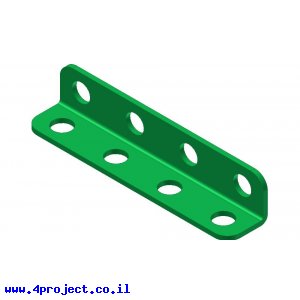 קורת זווית "ר" צרה - 4 חורים