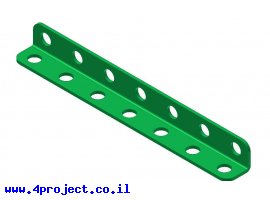 תמונה של מוצר קורת זווית "ר" צרה - 7 חורים