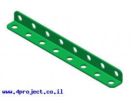תמונה של מוצר קורת זווית "ר" צרה - 8 חורים