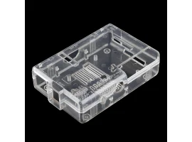 תמונה של מוצר מארז פלסטיק לכרטיסי Raspberry PI דגם B - שקוף