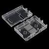 מארז פלסטיק לכרטיסי Raspberry PI דגם B - שקוף