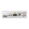 מארז פלסטיק לכרטיסי Raspberry PI דגם B - שקוף