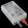 מארז פלסטיק שקוף לכרטיסי pcDuino ו-Arduino - הרחבת גובה