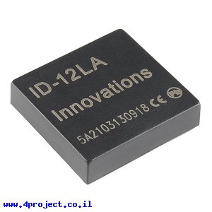קורא RFID ID-12LA למערכת 125KHz
