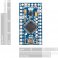 כרטיס פיתוח Arduino Pro Mini 328 - 3.3V/8MHz