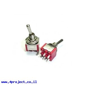 מפסק מיתוג ON/OFF/ON - DPDT