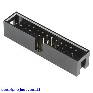 מחבר זכר 2x13 לכבל שטוח