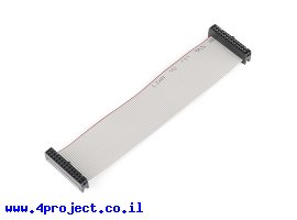 תמונה של מוצר כבל שטוח עם מחברי 2x13 בשני הצדדים