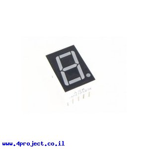 7Segment אדום, 14 מ"מ, קתודה משותפת