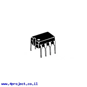 שבב המרה אנלוגי לדיגיטלי 2 ערוצים 8 ביט - ADC0832