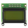 LCD טקסט 8x2, שחור על ירוק, 3.3V