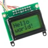 LCD טקסט 8x2, שחור על ירוק, 3.3V