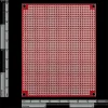 לוח הלחמה PTH מלבן 100x80 מ"מ