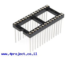 תמונה של מוצר סוקט 28 פינים WireWrap רחב