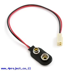 מחבר 9V ל-Molex עם קיטוב