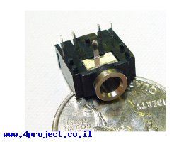 תמונה של מוצר מחבר אודיו 3.5 מ"מ - שקע נמוך