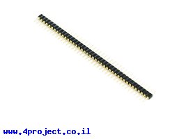 תמונה של מוצר מחבר שורה זכר - 1x40 פינים עגולים