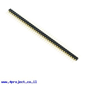 מחבר שורה זכר - 1x40 פינים עגולים