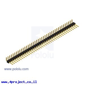 מחבר שורה זכר - 1x40 בזווית של 90 מעלות