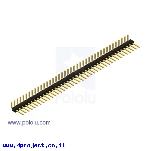 מחבר שורה זכר - 1x40 בזווית של 90 מעלות