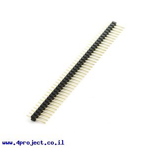 מחבר שורה זכר - 1x40 (שחור)