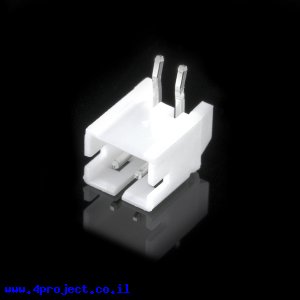 מחבר JST-PH 2 Pin בזווית - PTH