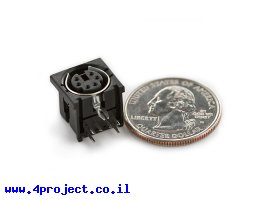תמונה של מוצר מחבר MiniDIN 6 Pin לעכבר/מקלדת PS/2