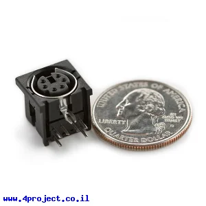 מחבר MiniDIN 6 Pin לעכבר/מקלדת PS/2