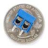 מחבר טרמינל 5 מ"מ - 2 פינים