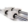 מסילה לינארית עם תמיכה SBR12 300mm