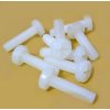 בורג פיליפס ראש עגול M3x20mm - פלסטיק