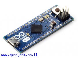 תמונה של מוצר כרטיס פיתוח Arduino Micro בלי מחברים