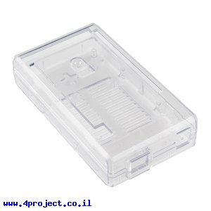 מארז פלסטיק לכרטיסי Arduino Mega - שקוף